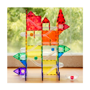 100pcs Pipeline Toy Marble Run Race Magnetic Tile Kids Diy Construction Marble Run Educational Montessori Toys For Toddler