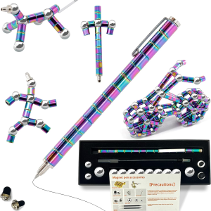 Magnetic pen with creative design for stress relief and focus