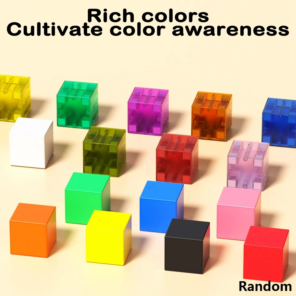 32PCS Magnetic Building Cube Blocks Big Size DIY Magnets Toys for Creative Construction Play for Children