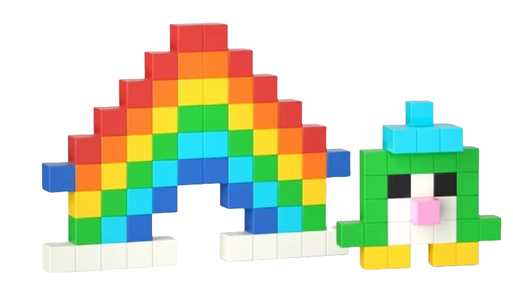 2. 'Illustration de l'ensemble de jouets de manipulation magnétiques'