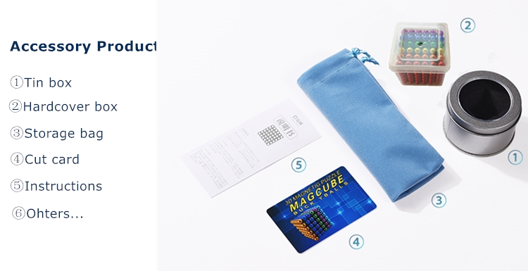 2. 'Ilustración del juguete magnético antiestrés para mejorar la destreza'