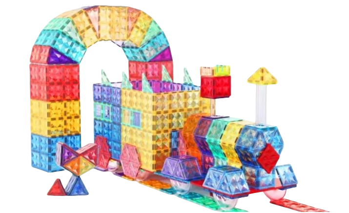 2. 'Ilustración de bolas magnéticas para alivio del estrés'