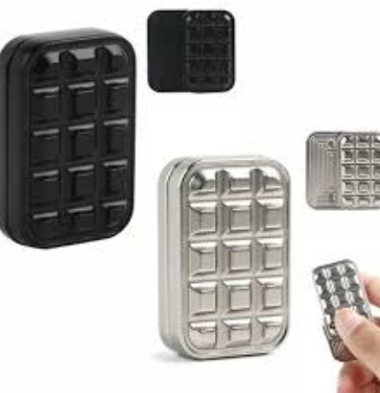 Compact Magnetic Fidget EDC Toy - Relaxing Stress Reliever with Interlocking Magnets