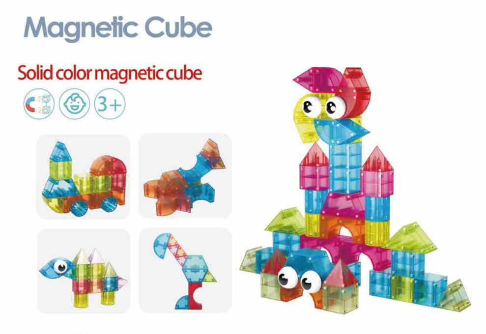 Magnetic Cube Toy - Holiday Theme Educational Toy for Kids