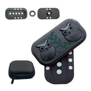 Custom CPC Certificate EDC Haptic Coin Metal Poker Men's EDC Hand Slider Twig Sitting Owl Shape Design Magnetic Fidget Slider