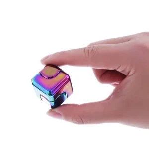 Metal Square Fidget Spinner Antistress EDC Fingertip Toys Stress Relief Hand Magnetic Spinning Top Anti-Anxiety Spiner Kids Toys