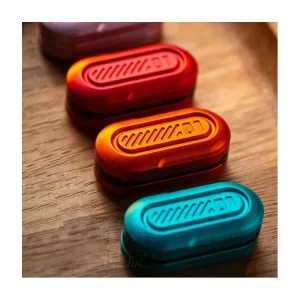 New Style Three Floors   Haptic  EDC Adult Fidget Push Decompression Toy Aluminum Mini EDC POD  Magnetic Metal Fidget Slider